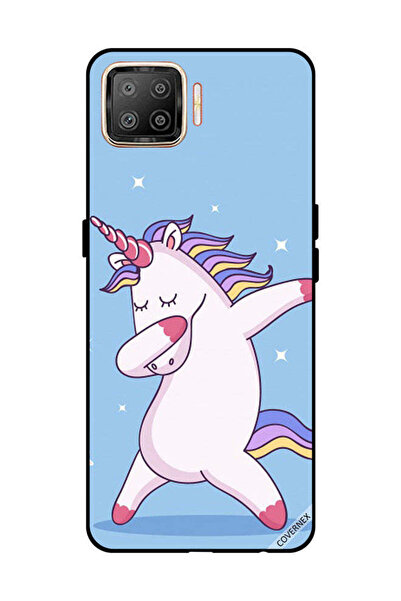 Covernex غطاء حماية لهاتف OPPO F17 Unicorn Dab Blue