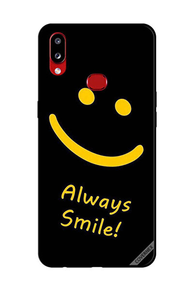Covernex غطاء حماية لهاتف سامسونج جالاكسي A10s - ابتسامة دائمة - أصفر