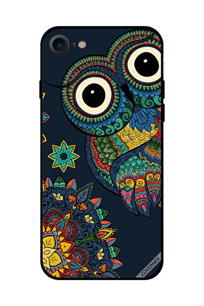 Covernex غطاء حماية لهاتف iPhone SE 2020 بتصميم بومة زهرية