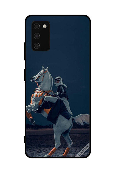 Covernex غطاء حماية لهاتف سامسونج جالاكسي A03s 4G، شاب على حصان