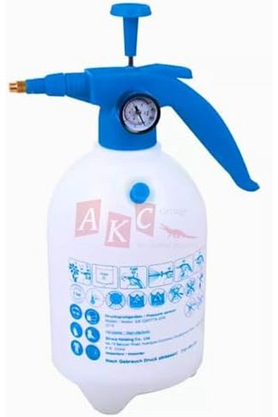 AKC GROUP AKC 2.5L Pressure Garden Sprayer – Portable Plastic Hand Pump Water Mist Sprayer with Adjustable N