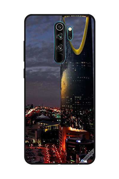 Covernex غطاء حماية لهاتف شاومي ريدمي نوت 8 برو منظر برج الفيصلية في المساء