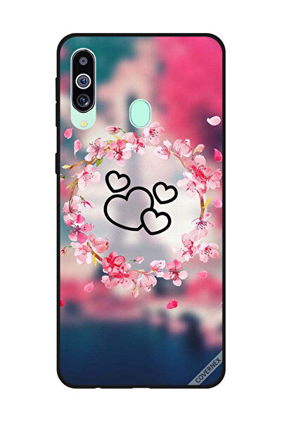 Covernex غطاء حماية لهاتف سامسونج جالاكسي M40/A60 قلوب سوداء