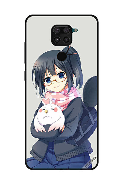 Covernex غطاء حماية لهاتف شاومي ريدمي نوت 9 فتاة تحمل حيوانًا أليفًا