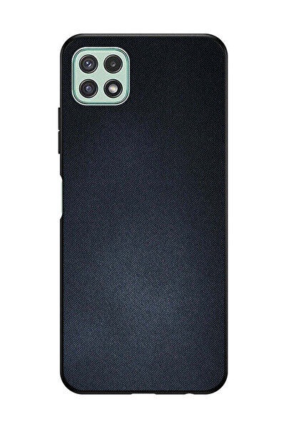 Covernex Protective Case Cover For Samsung Galaxy A22 5G Black Jeans Pattern