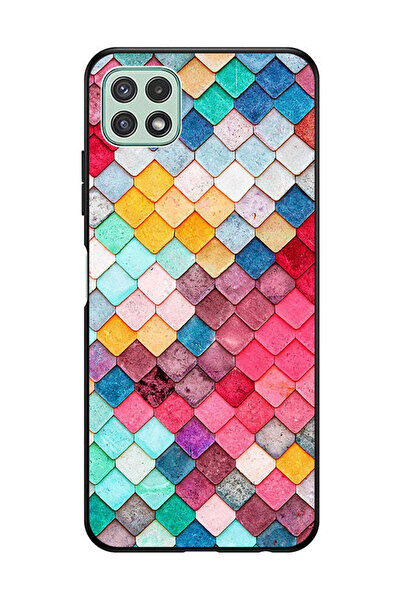 Covernex غطاء حماية لهاتف سامسونج جالاكسي A22 5G بنمط مربع ماسي