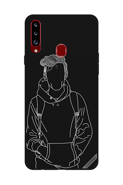 Covernex غطاء حماية لهاتف سامسونج جالاكسي A20s رسم جاكت بوي