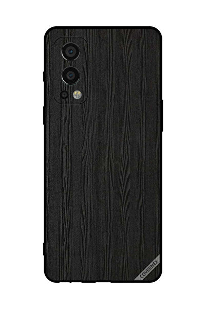 Covernex Protective Case Cover For OnePlus Nord 2 5G Black Wooden Pattern