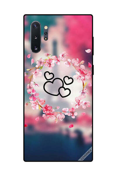 Covernex غطاء حماية لهاتف سامسونج جالكسي نوت 10 بلس - قلوب سوداء