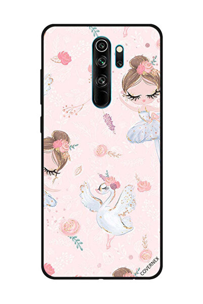 Covernex غطاء حماية لهاتف شاومي ريدمي نوت 8 برو - فتاة وزهور