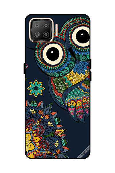 Covernex غطاء حماية لهاتف OPPO F17 بتصميم بومة زهرية