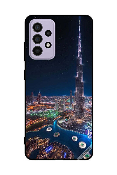 Covernex غطاء حماية لهاتف سامسونج جالاكسي A52s 5G منظر ليلي لوسط المدينة