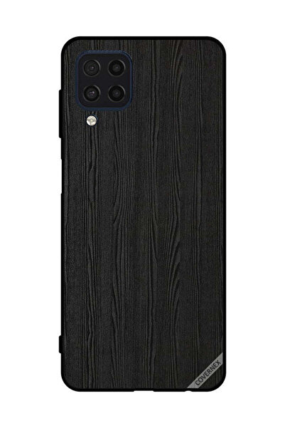 Covernex Protective Case Cover For Samsung Galaxy M32 4G Black Wooden Pattern