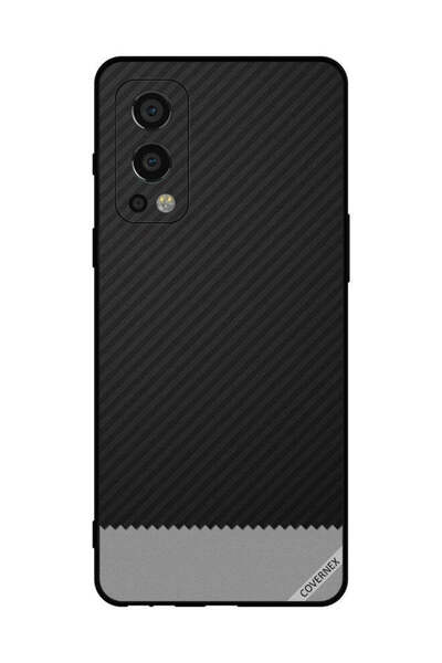 Covernex غطاء حماية لهاتف OnePlus Nord 2 5G بنمط خطوط سوداء ورمادية