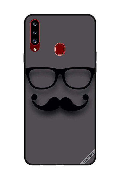 Covernex غطاء حماية لهاتف سامسونج جالاكسي A20s، زجاج أسود وشارب