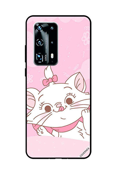 Covernex غطاء حماية لهاتف هواوي بي 40 برو بلس - مشبك شعر وردي