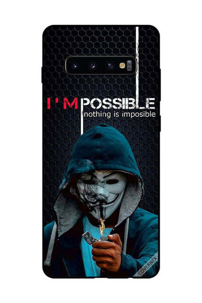 Covernex غطاء حماية لهاتف سامسونج جالاكسي S10 بلس، أنا ممكن، لا شيء مستحيل