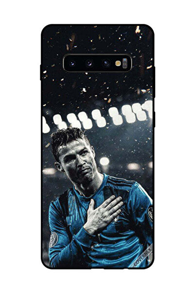 Covernex غطاء حماية لهاتف سامسونج جالاكسي S10 بلس رونالدو يشكر الجمهور على ال...