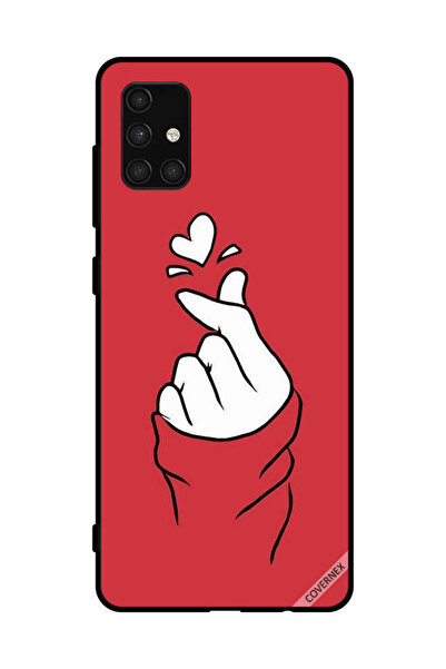 Covernex غطاء حماية لهاتف سامسونج جالاكسي A71 4G سناب لوف أحمر