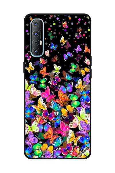 Covernex غطاء حماية لهاتف OPPO Reno 3 Pro - فراشات صغيرة متعددة الألوان