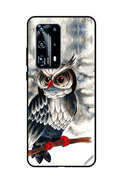 Covernex غطاء حماية لهاتف هواوي بي 40 برو بلس برسومات بومة