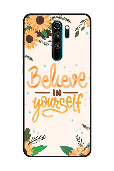 Covernex غطاء حماية لهاتف شاومي ريدمي نوت 8 برو - ثق بنفسك - زهور الشمس