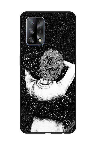 Covernex غطاء حماية لهاتف OPPO A74/F19 4G، خيال فتاة دودل الليلي