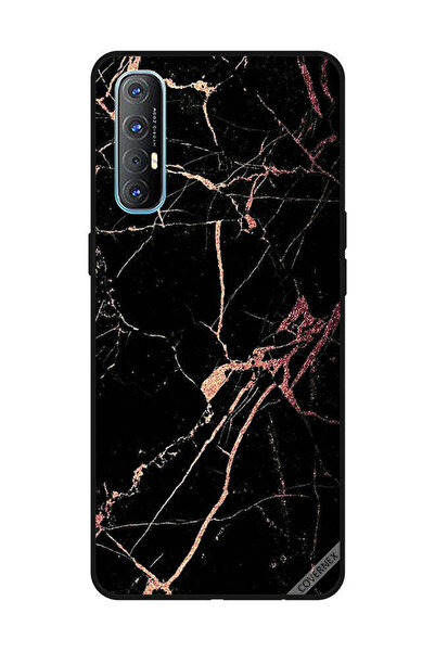 Covernex غطاء حماية لهاتف OPPO Reno 3 Pro بنمط رخامي أسود