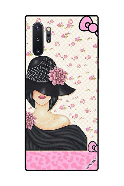 Covernex غطاء حماية لهاتف سامسونج جالكسي نوت 10 بلس - فتاة ذات قبعة سوداء