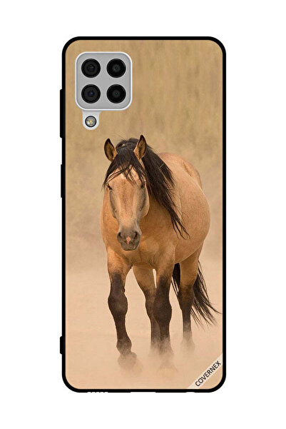 Covernex غطاء حماية لهاتف سامسونج جالاكسي A22 4G - سباق الخيل البني