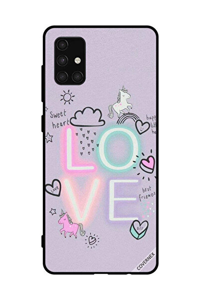 Covernex Protective Case Cover For Samsung Galaxy A71 4G Sweet Heart Love Uni...