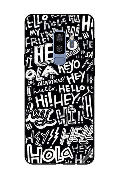 Covernex غطاء حماية لهاتف سامسونج جالاكسي S9 بلس - مرحباً - علامات