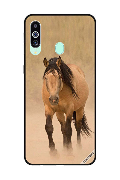Covernex غطاء حماية لهاتف سامسونج جالاكسي M40/A60 - سباق الخيل البني