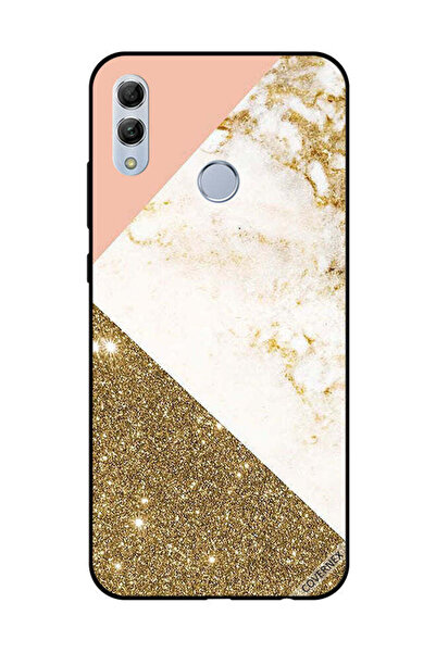 Covernex غطاء حماية لهاتف Honor 10 Lite بنمط لامع ذهبي وغير لامع