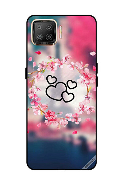 Covernex غطاء حماية لهاتف OPPO F17 قلوب سوداء