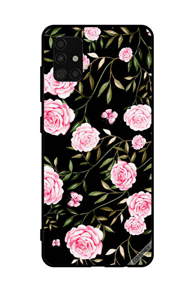 Covernex غطاء حماية لهاتف سامسونج جالاكسي A51 4G ورود وردية في باقات من الأور...