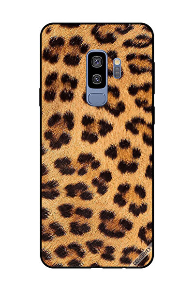 Covernex غطاء حماية لهاتف سامسونج جالاكسي S9 بلس بنقشة جلد النمر باللونين الأ...