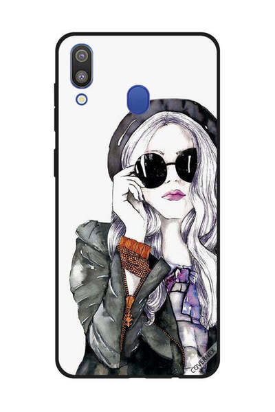 Covernex Protective Case Cover For Samsung Galaxy M20 Black Glass Stylis Cute...