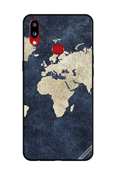 Covernex غطاء حماية لهاتف سامسونج جالاكسي A10s بنمط خريطة على الجينز