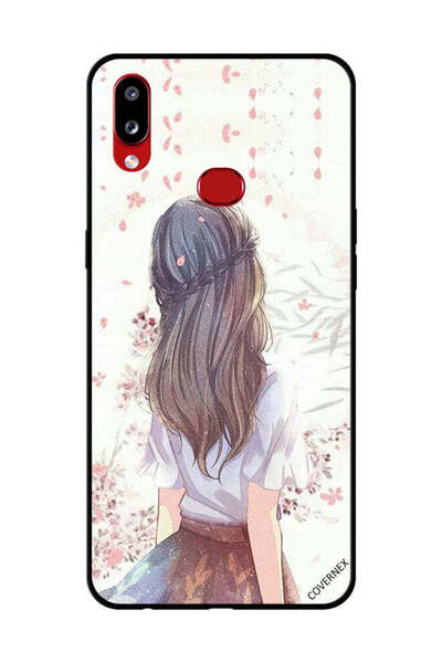 Covernex غطاء حماية لهاتف سامسونج جالاكسي A10s، فتاة لطيفة في تفكير عميق