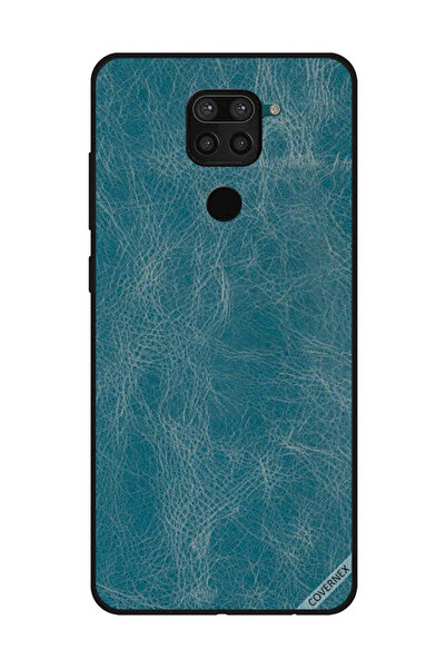 Covernex غطاء حماية لهاتف شاومي ريدمي نوت 9 بنمط جلدي أزرق