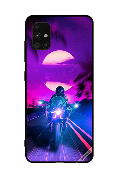 Covernex غطاء حماية لهاتف سامسونج جالاكسي A51 4G راكب الدراجة النارية يترك ال...