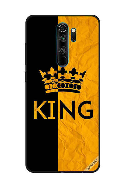 Covernex غطاء حماية لهاتف شاومي ريدمي نوت 8 برو - أسود وأصفر