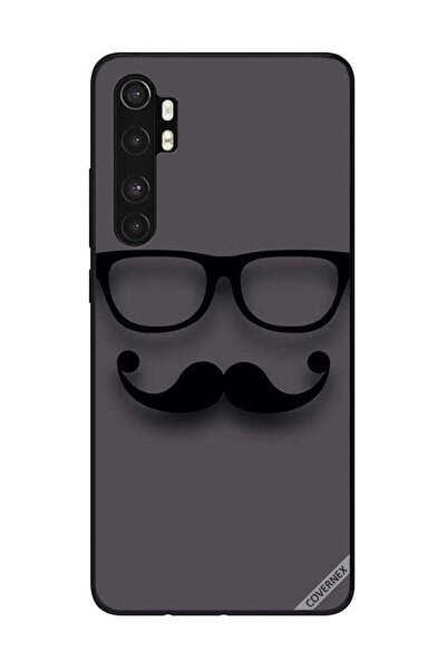 Covernex غطاء حماية لهاتف شاومي مي نوت 10 لايت - فراشات سوداء على برج إيفيل