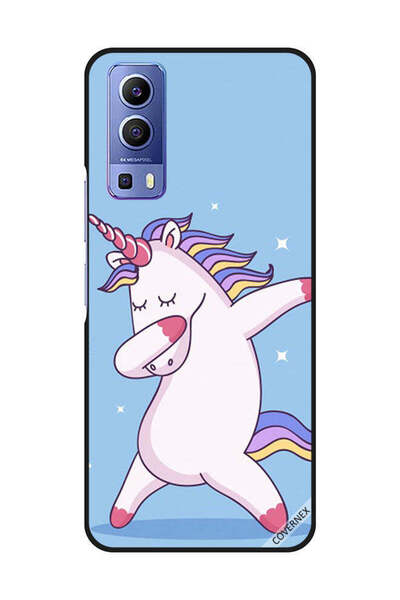 Covernex غطاء حماية لهاتف Vivo Y72 5G Unicorn Dab Blue