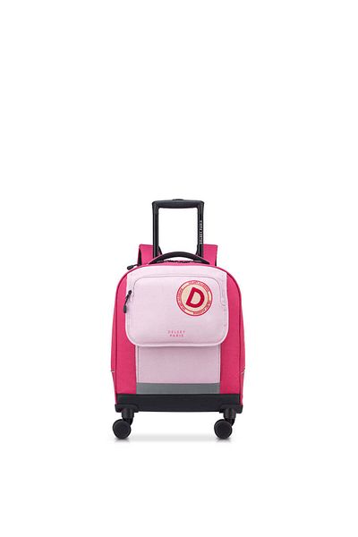 Delsey Back To School 2025 4dw Vertical Shoulder Bag Trolley Pink