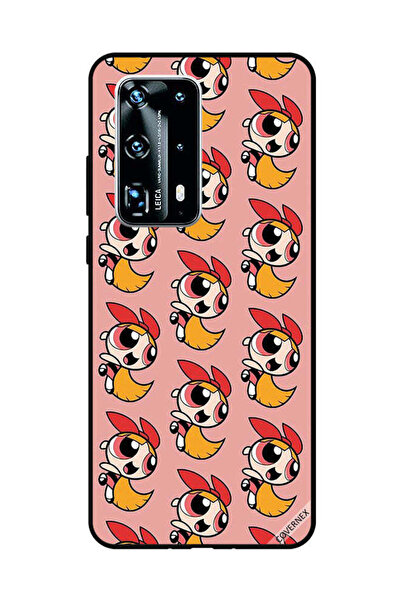 Covernex غطاء حماية لهاتف هواوي بي 40 برو بلس ميكي لطيف باللون الوردي