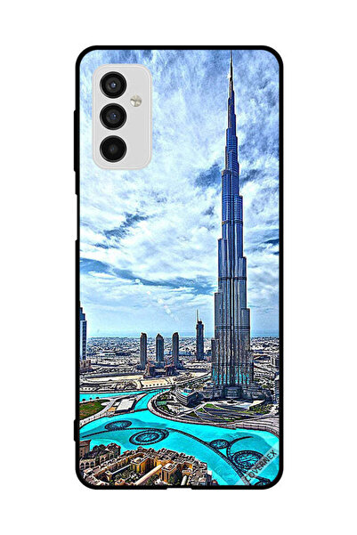 Covernex غطاء حماية لهاتف سامسونج جالاكسي M52 5G - برج خليفة - غيوم مؤثرة