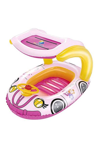 BESTWAY Bestway Police Car Assorted Swim Boat with Cover 98X66 26-34103 cm PINK