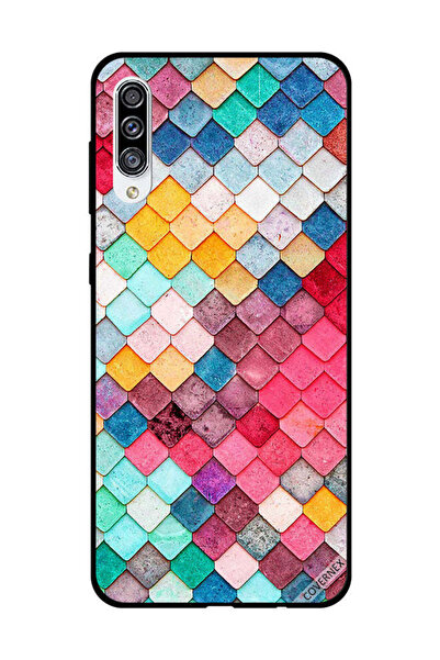 Covernex غطاء حماية لهاتف سامسونج جالاكسي A30s بنمط مربع ماسي
